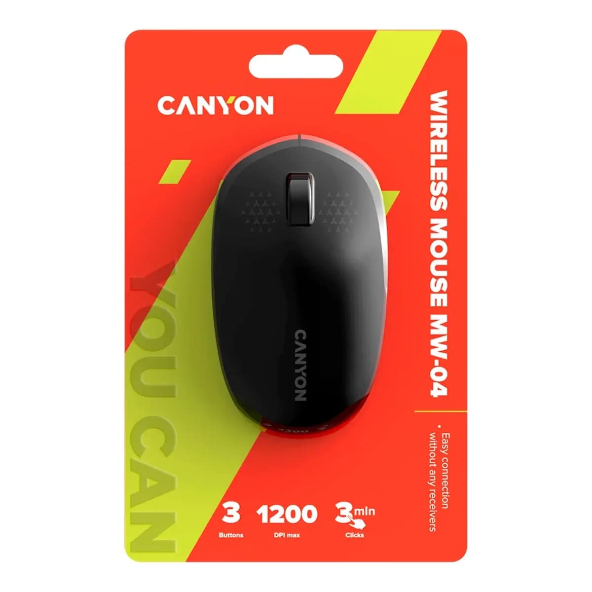 CANYON Miš Bežični MW-04, Bluetooth, 3 Tipke