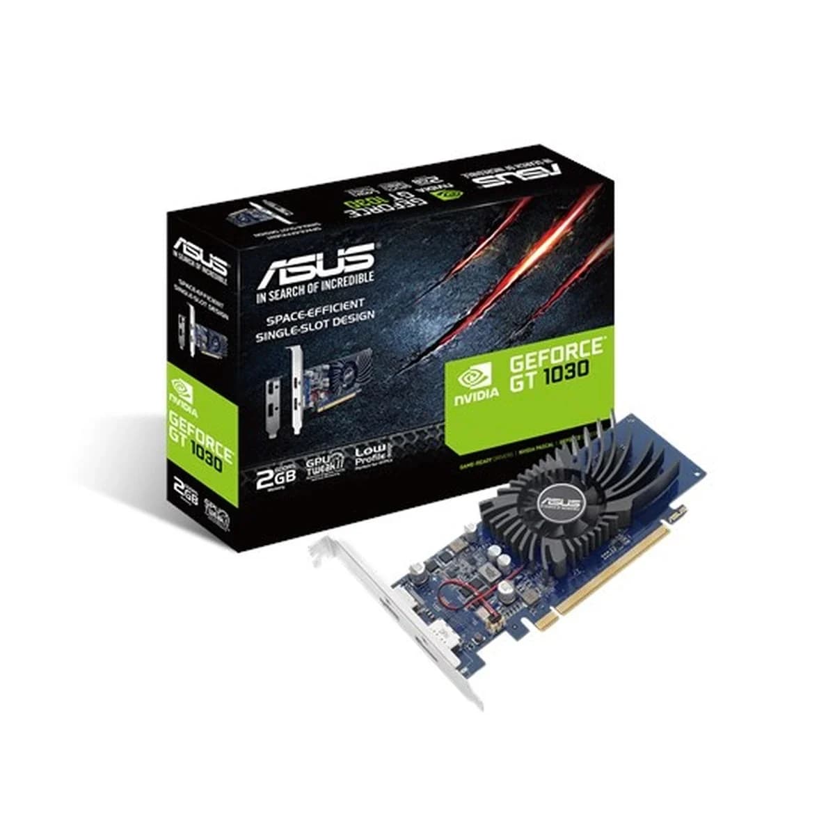 ASUS Graficka NVIDIA GeForce GT 1030 2GB, GDDR5, HDMI/DP