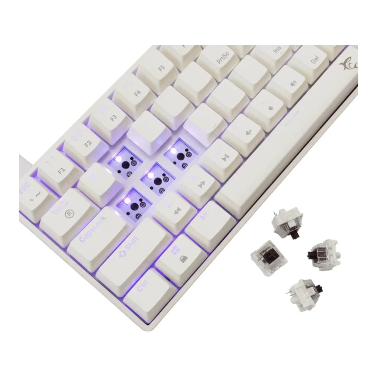 White Shark TASTATURA GK-004231 SHINOBI-2 Bijela- Mehanicka/US - BROWN.SW