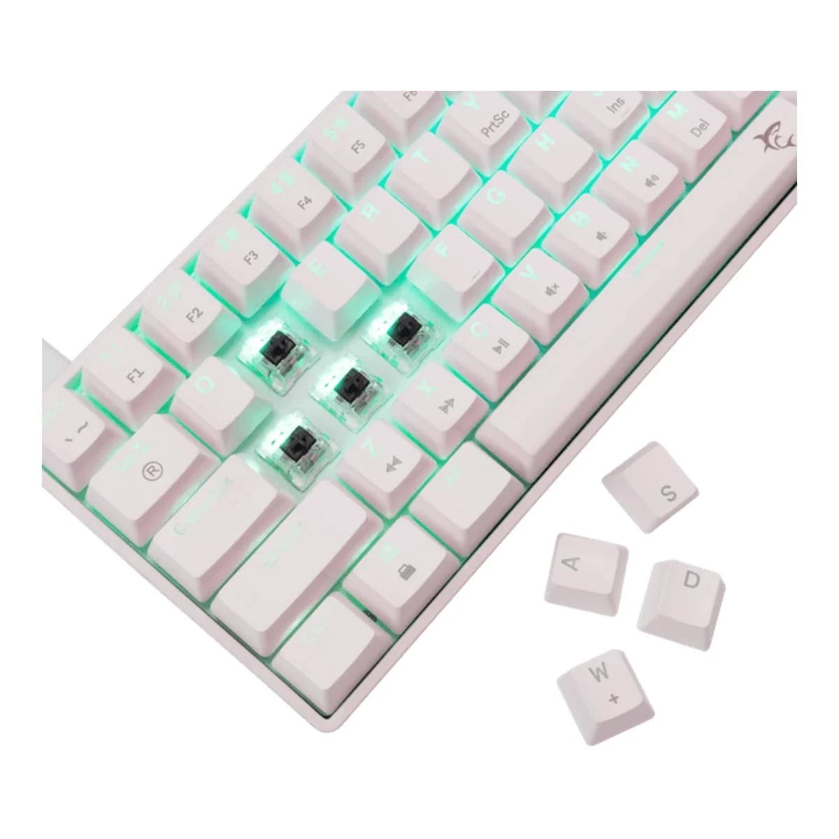 White Shark TASTATURA GK-004231 SHINOBI-2 Bijela- Mehanicka/US - BROWN.SW