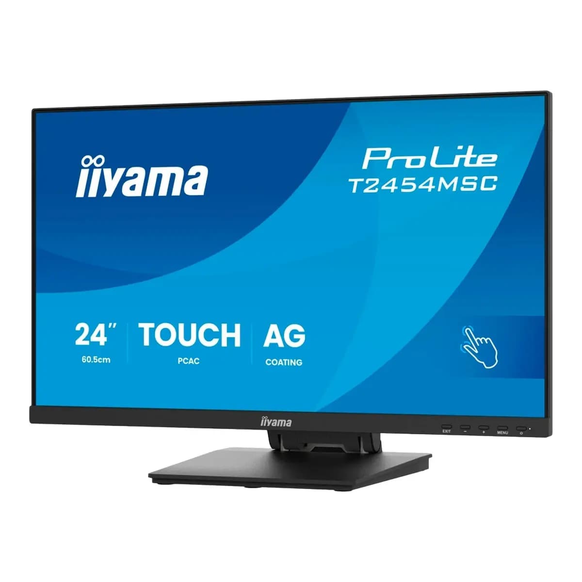 IIYAMA Monitor Touch T2454MSC-B3AG 24" IPS Panel, InCell PCAP 10pt Touchscreen, Anti-Glare, Fleksibilno postolje