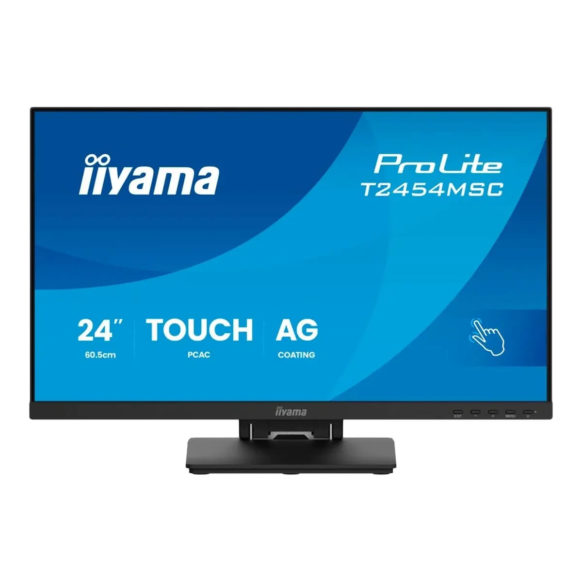 IIYAMA Monitor Touch T2454MSC-B3AG 24" IPS Panel, InCell PCAP 10pt Touchscreen, Anti-Glare, Fleksibilno postolje