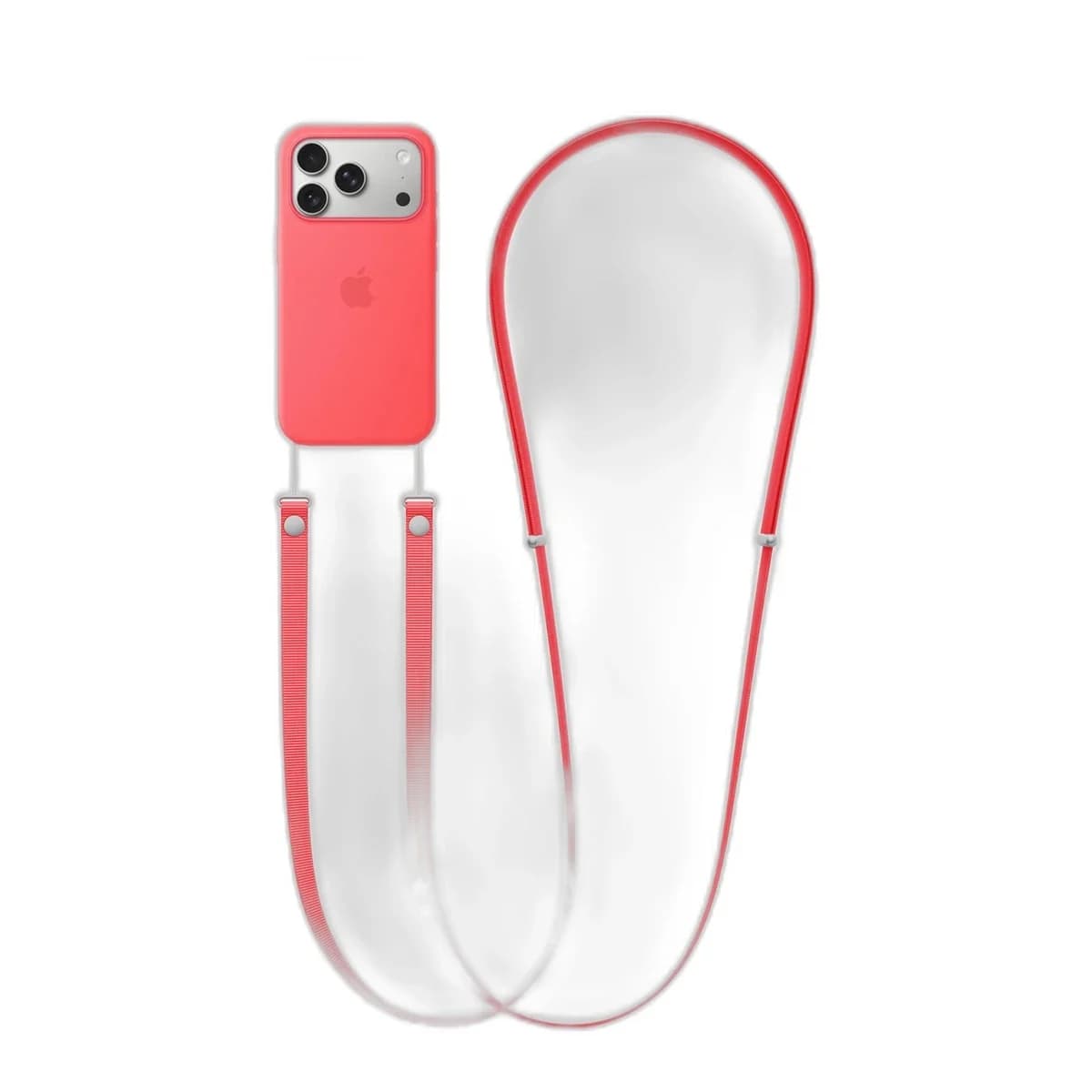Apple Crossbody Strap - Bright Guava (SEASONAL)