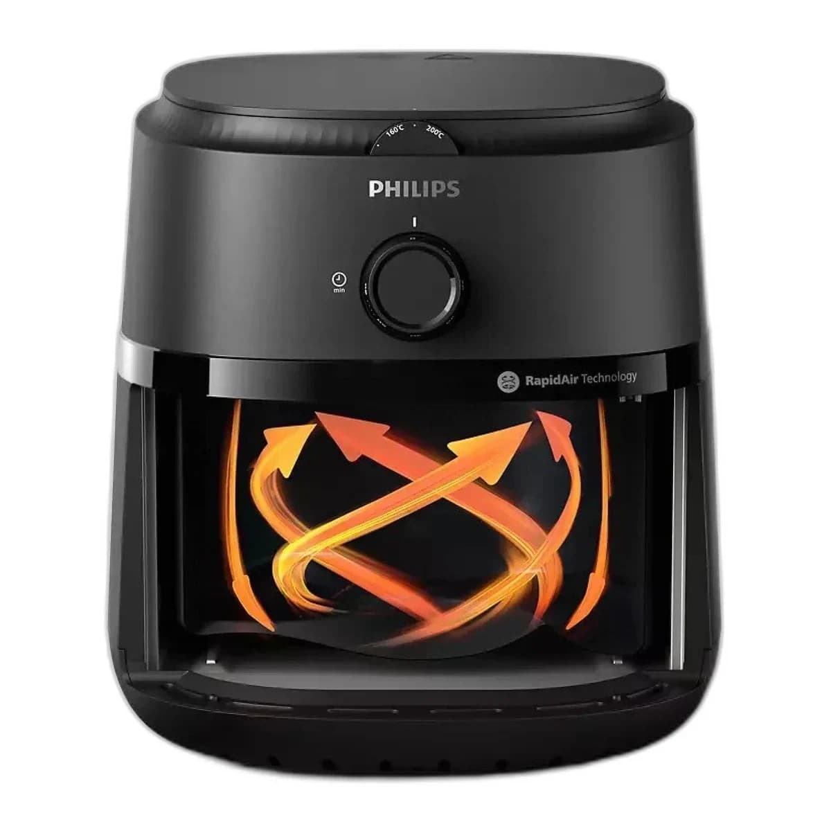 PHILIPS Friteza na vrući zrak NA1200, 4.2 L, Crna, 4.2 kg
