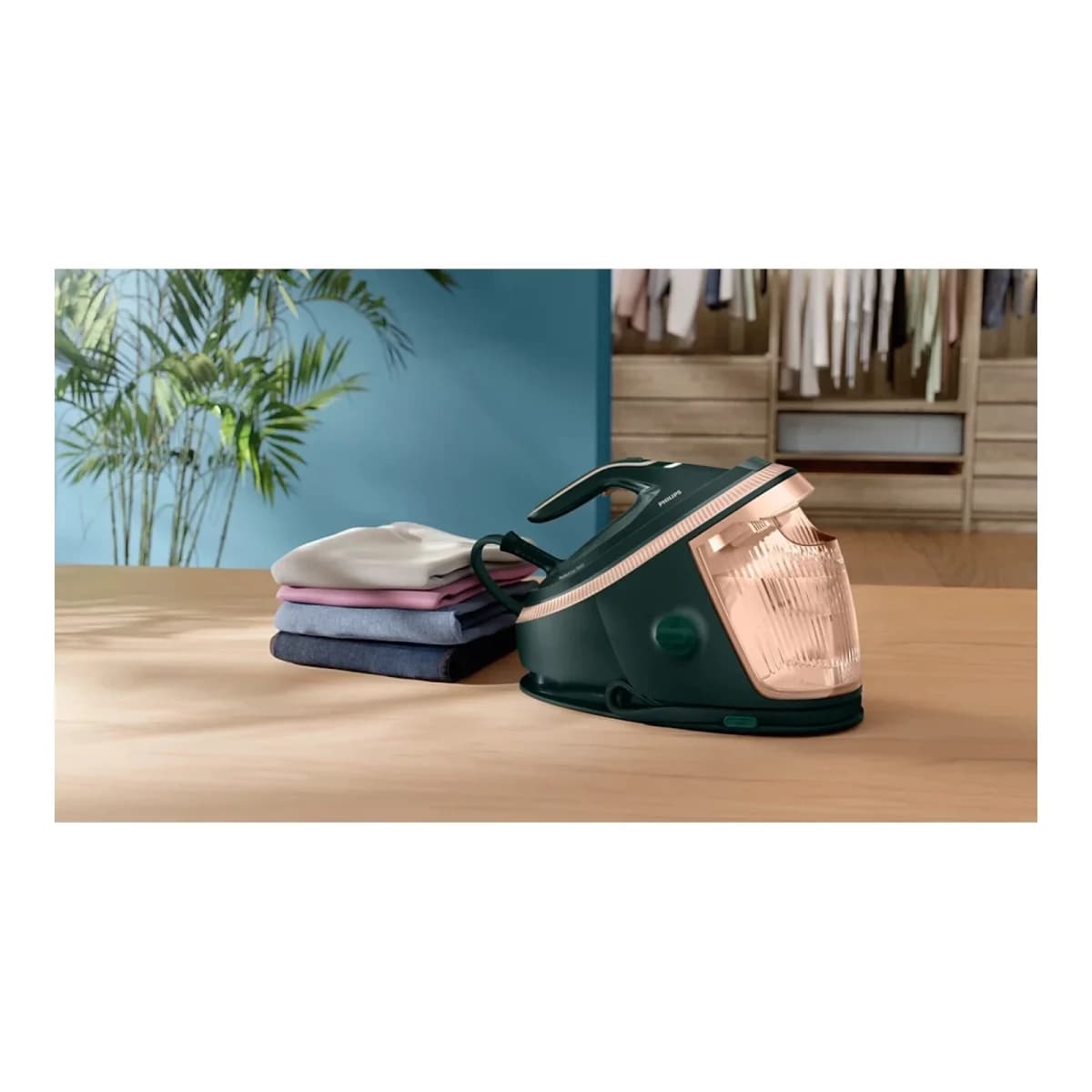 PHILIPS Parna postaja PSG7300/70, Tamno zelena/Zlatna, Serija 7000