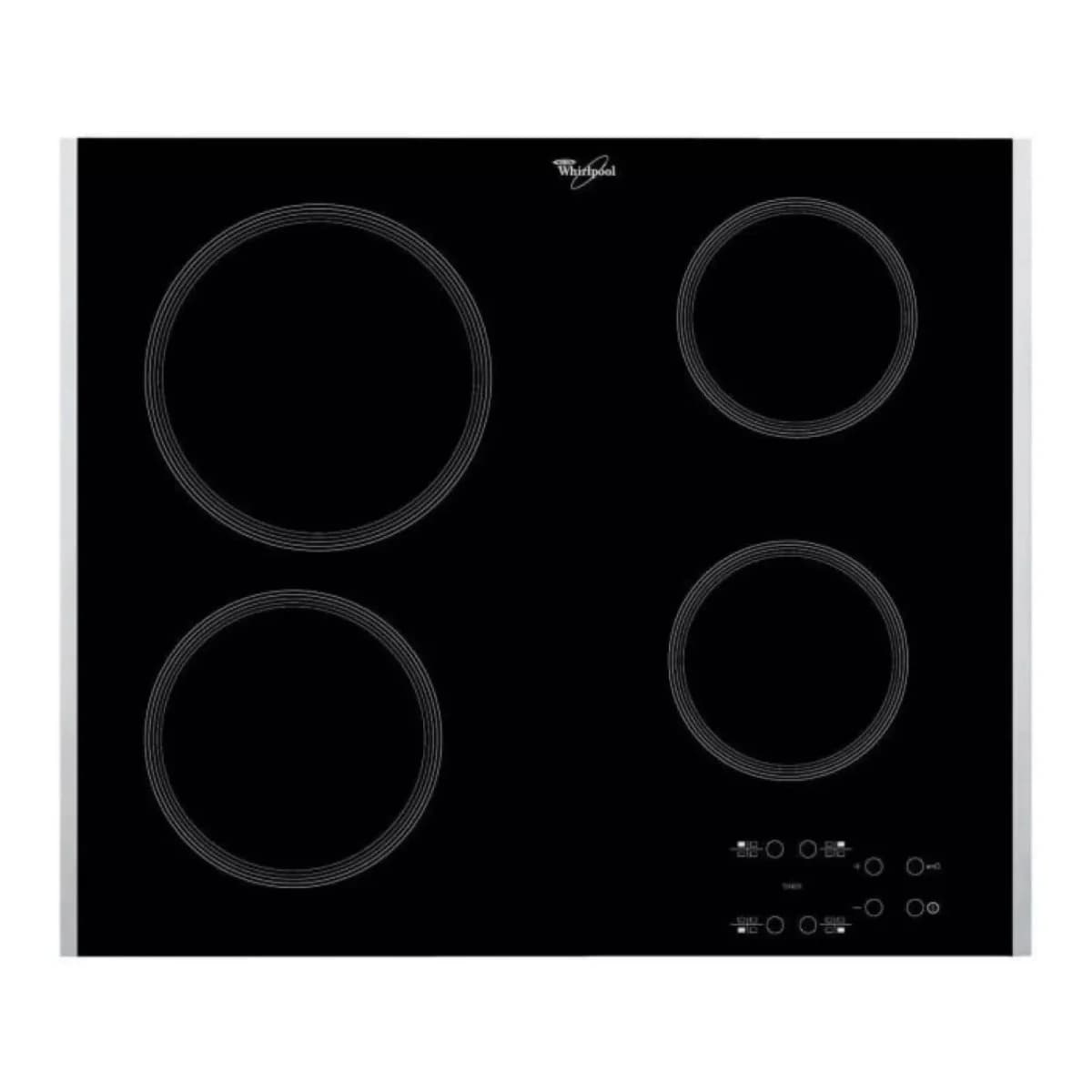 WHIRLPOOL Ugradbena ploča AKT 8090 NE, Staklokeramička, Crna, 4 zone, Touch Control