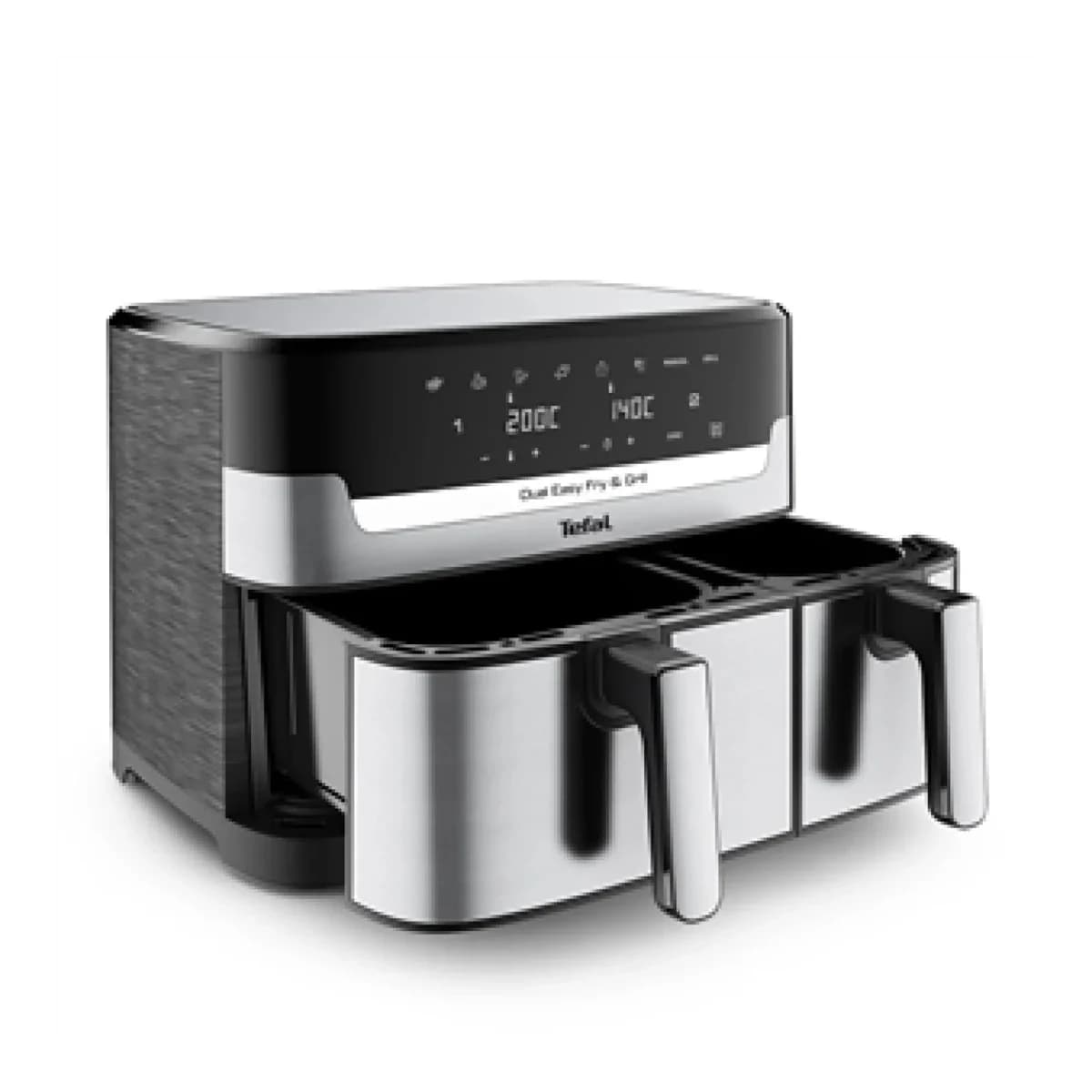 TEFAL Friteza na vrući zrak EY905D10, Dupla košara, 8.3 L, Nehrđajući čelik