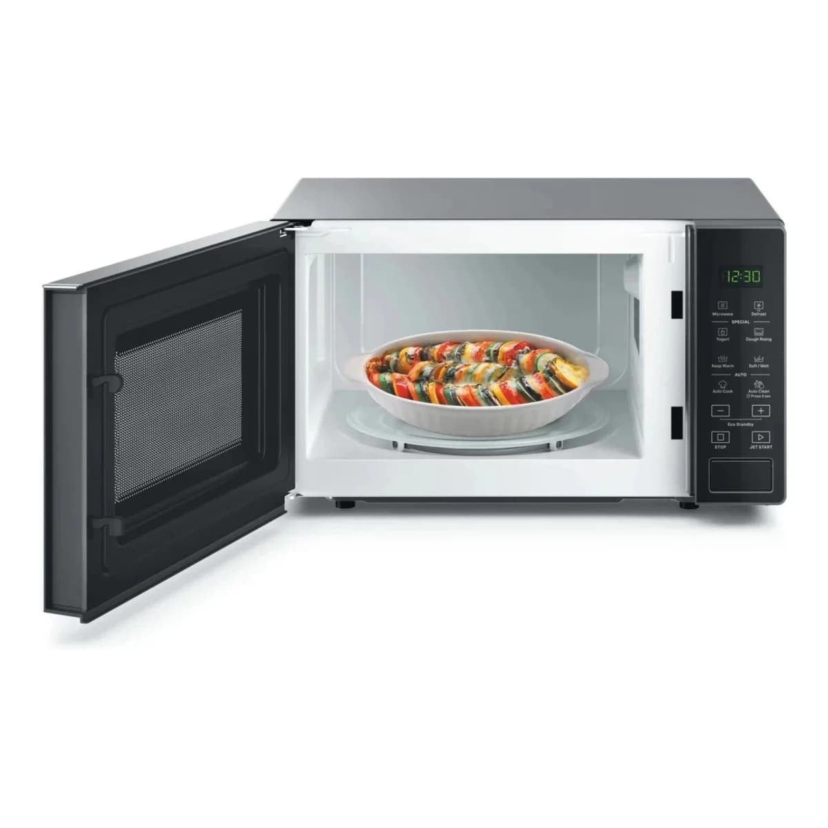 WHIRLPOOL Mikrovalna pećnica MWP 201 SB, Crna/Srebrna