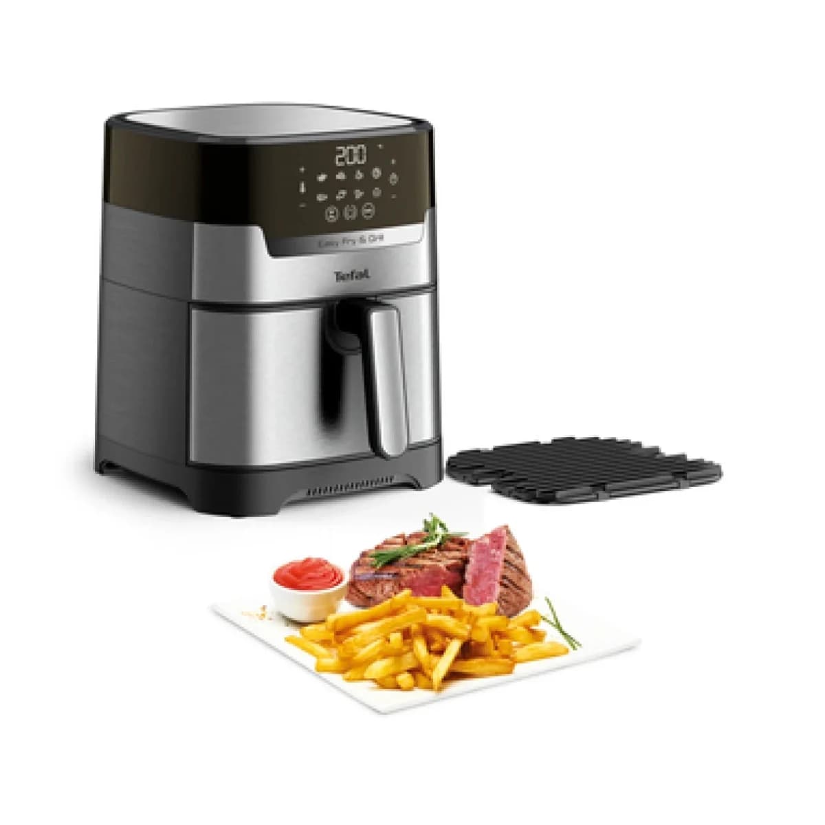 TEFAL Friteza na vrući zrak EY505D15, 4.2 L, Inox