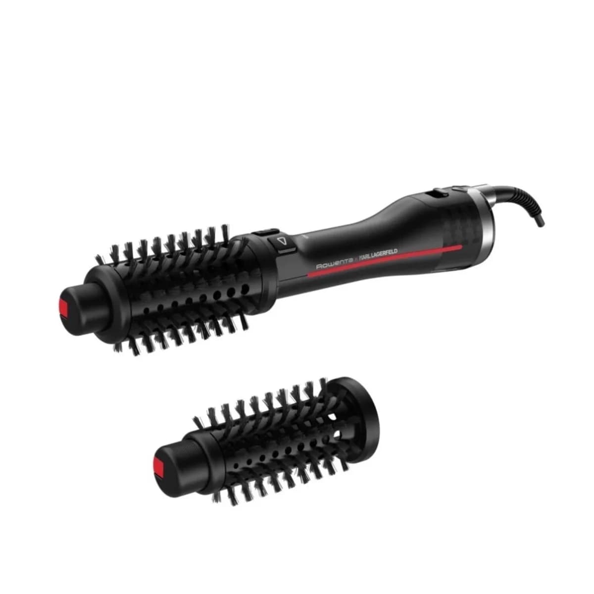 ROWENTA Rotirajuća četka CF961LF0 Karl Lagerfeld, Pro Dual Motion, Crno-crvena
