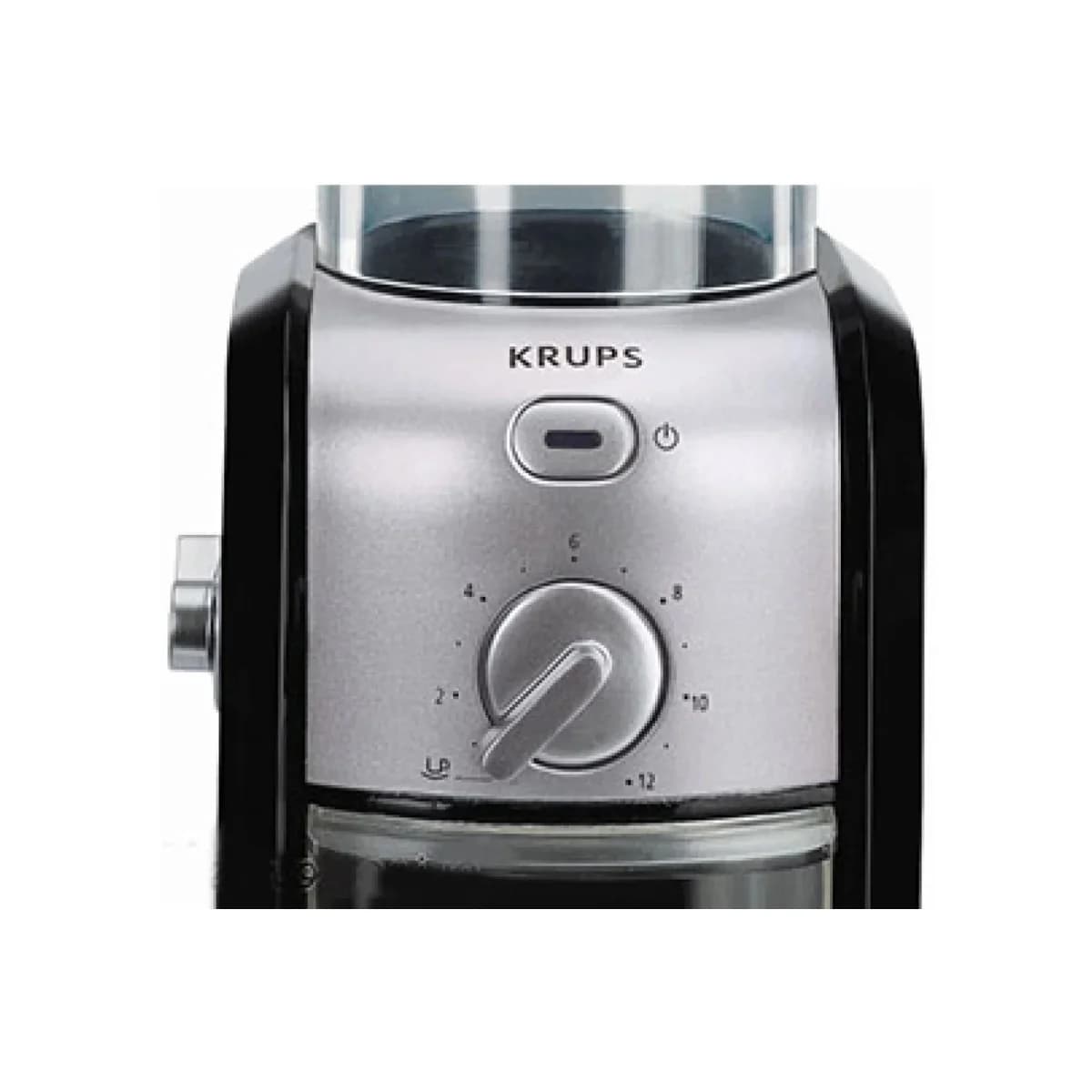 KRUPS Mlin za kavu GVX242, 17 postavki mljevenja, Sustav ravnih noževa, Kapacitet 200g, Do 12 šalica