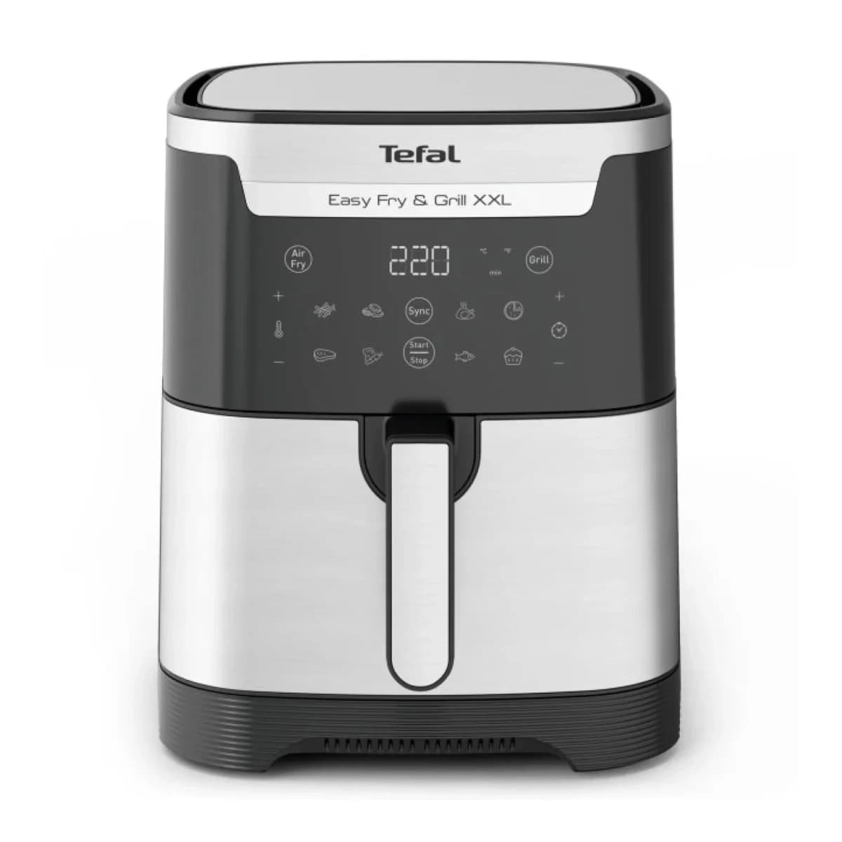TEFAL Friteza na vrući zrak EY801D15 XXL, 6.5 L, Nehrđajući čelik, Crna