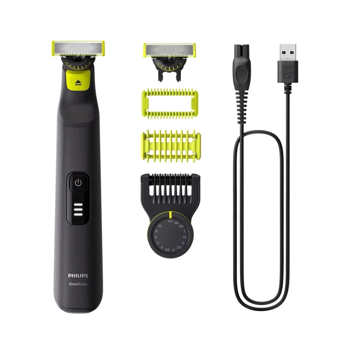 PHILIPS Aparat za brijanje OneBlade QP6542/15, Punjiva baterija, Vodootporan, Precizni češalj