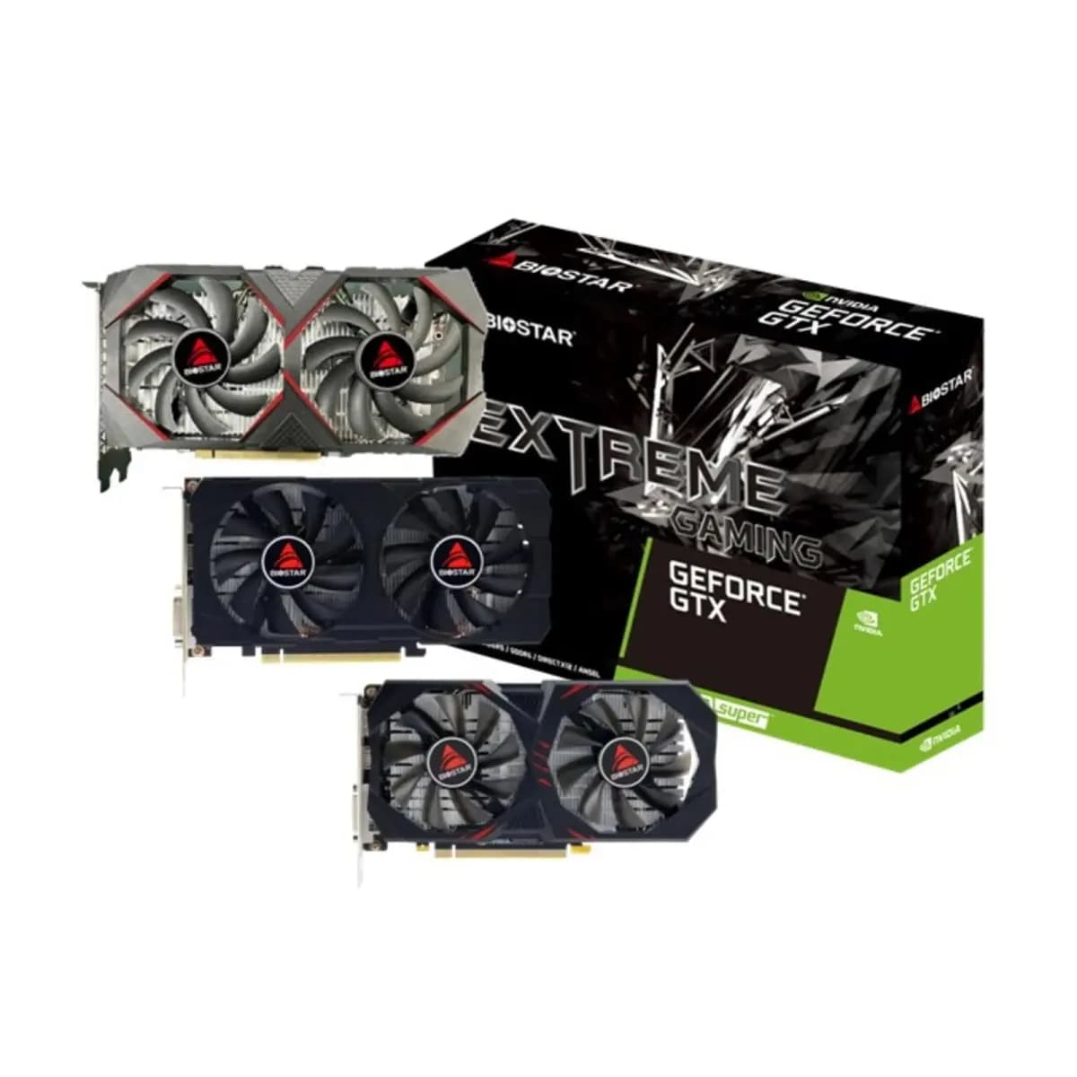 BIOSTAR Graficka GeForce GTX 1660 Super 6GB, GDDR6, DVI/DP/HDMI