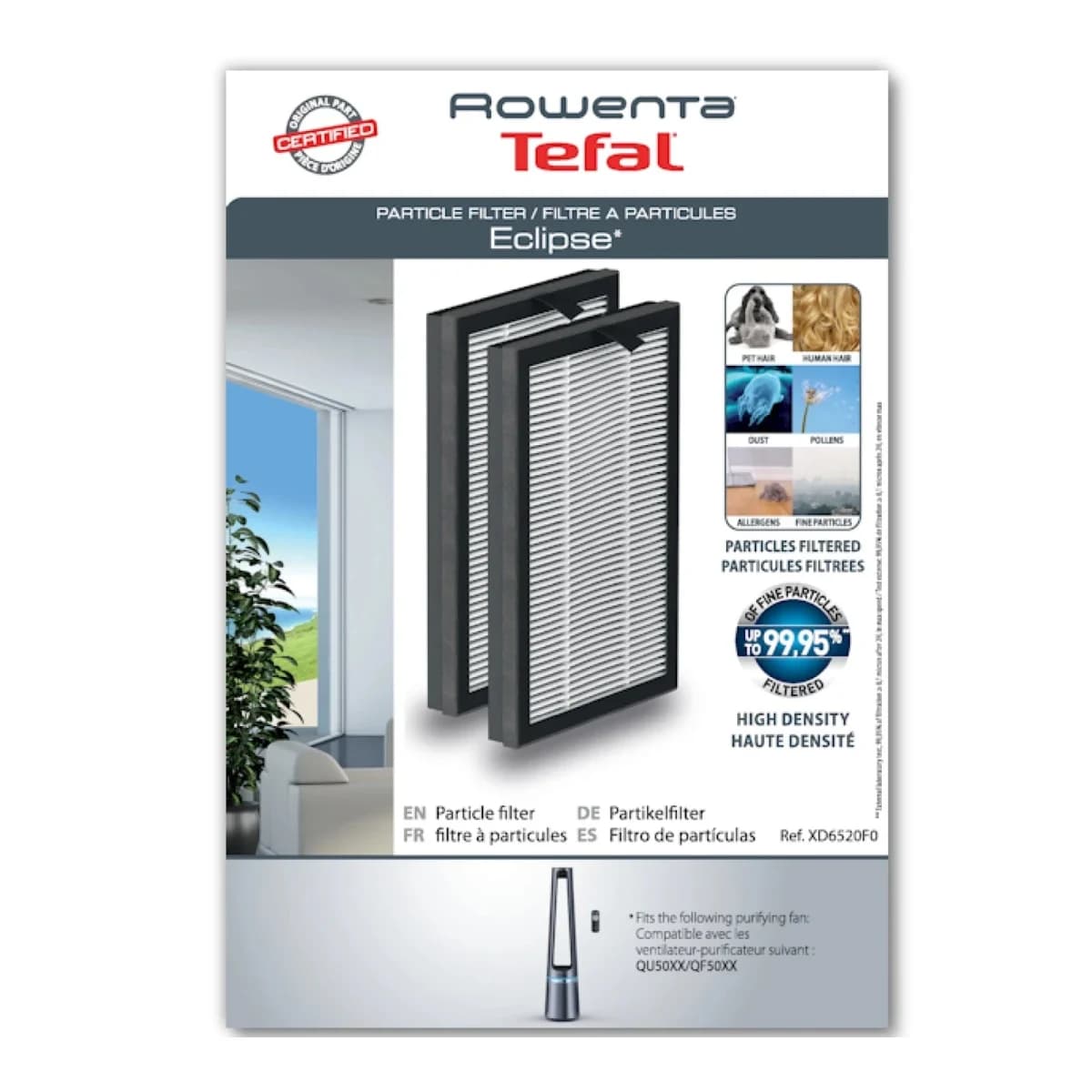 ROWENTA Filter za prečišćivač zraka XD6520F0