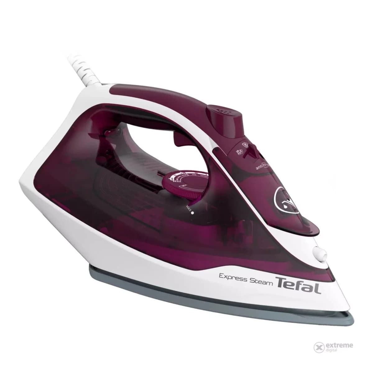 TEFAL Pegla FV2835E0, Parna pegla, Keramička podnica, Sistem protiv kamenca