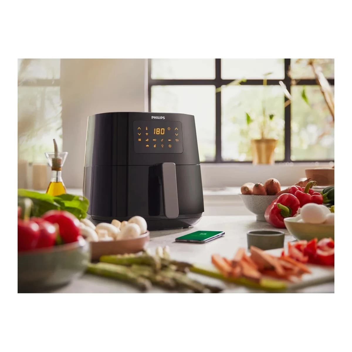 PHILIPS Friteza na vrući zrak HD9280/90, 6.2 L, Rapid Air tehnologija, Crna