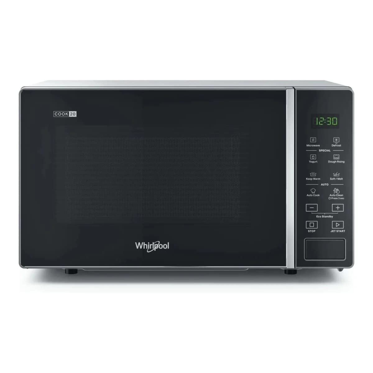 WHIRLPOOL Mikrovalna pećnica MWP 201 SB, Crna/Srebrna