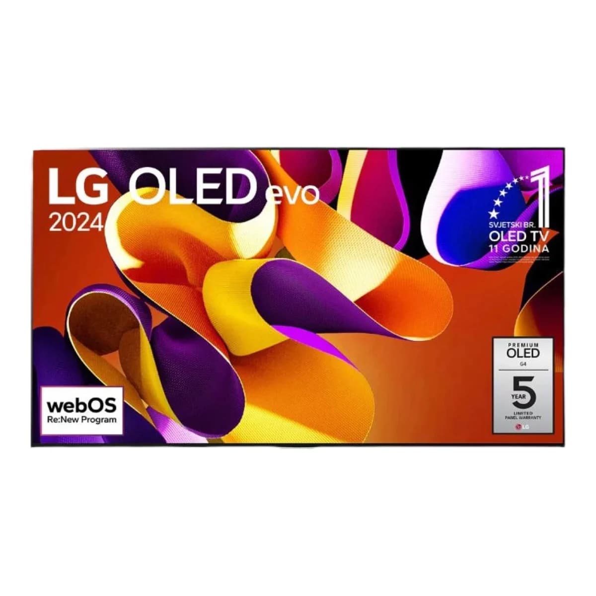 LG TV 65" 4K OLED OLED65G42LW, Smart TV, webOS, Dolby Vision, 144Hz