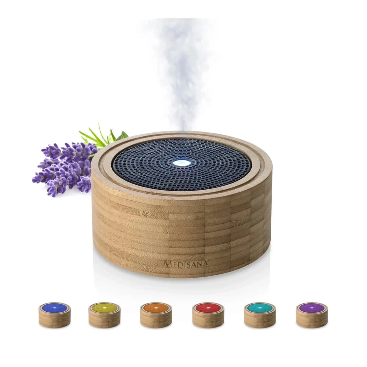 MEDISANA Aroma difuzer AD625, Ultrazvučna tehnologija, Drveni dizajn, LED osvjetljenje