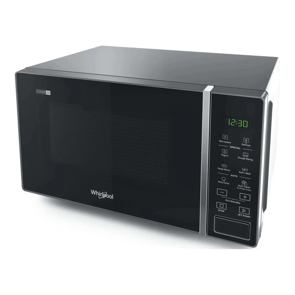 WHIRLPOOL Mikrovalna pećnica MWP 201 SB, Crna/Srebrna