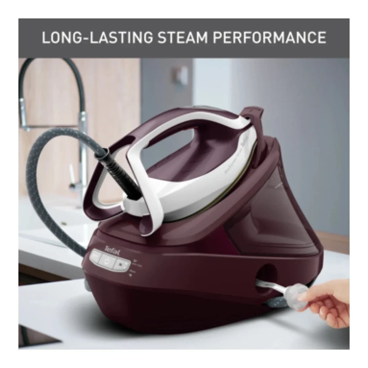 TEFAL Parna stanica GV9721E0, Crveno-bijela