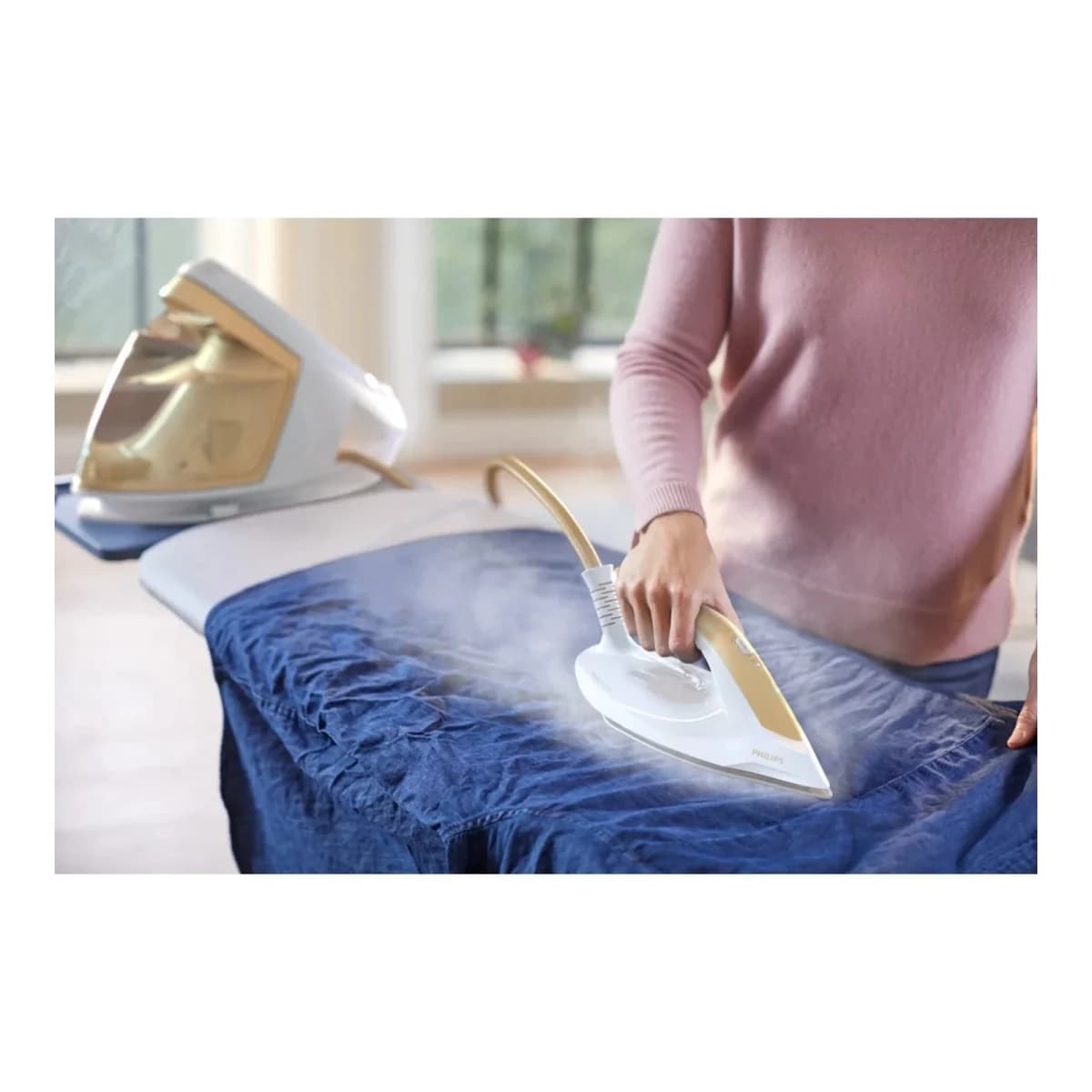 PHILIPS Parna stanica PSG804060, Zlatno/Bijela
