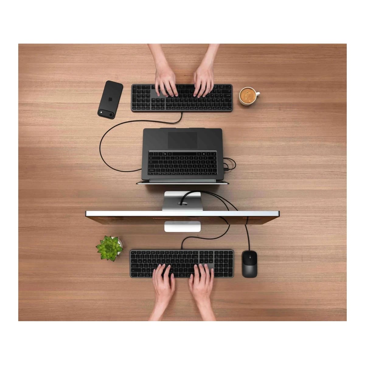 SATECHI Tastatura Slim LX3 Wired, US English, Space Black, USB priključak