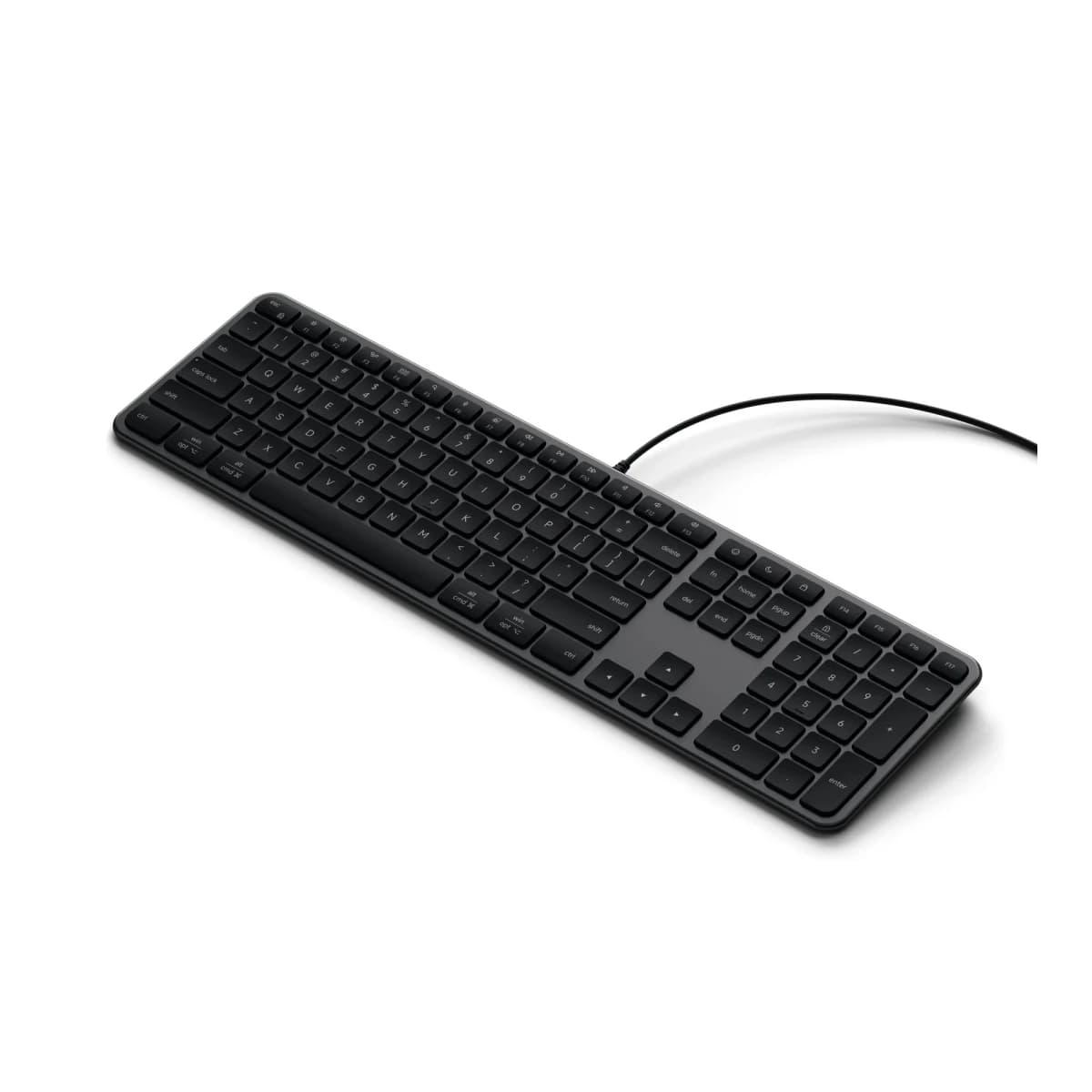 SATECHI Tastatura Slim LX3 Wired, US English, Space Black, USB priključak