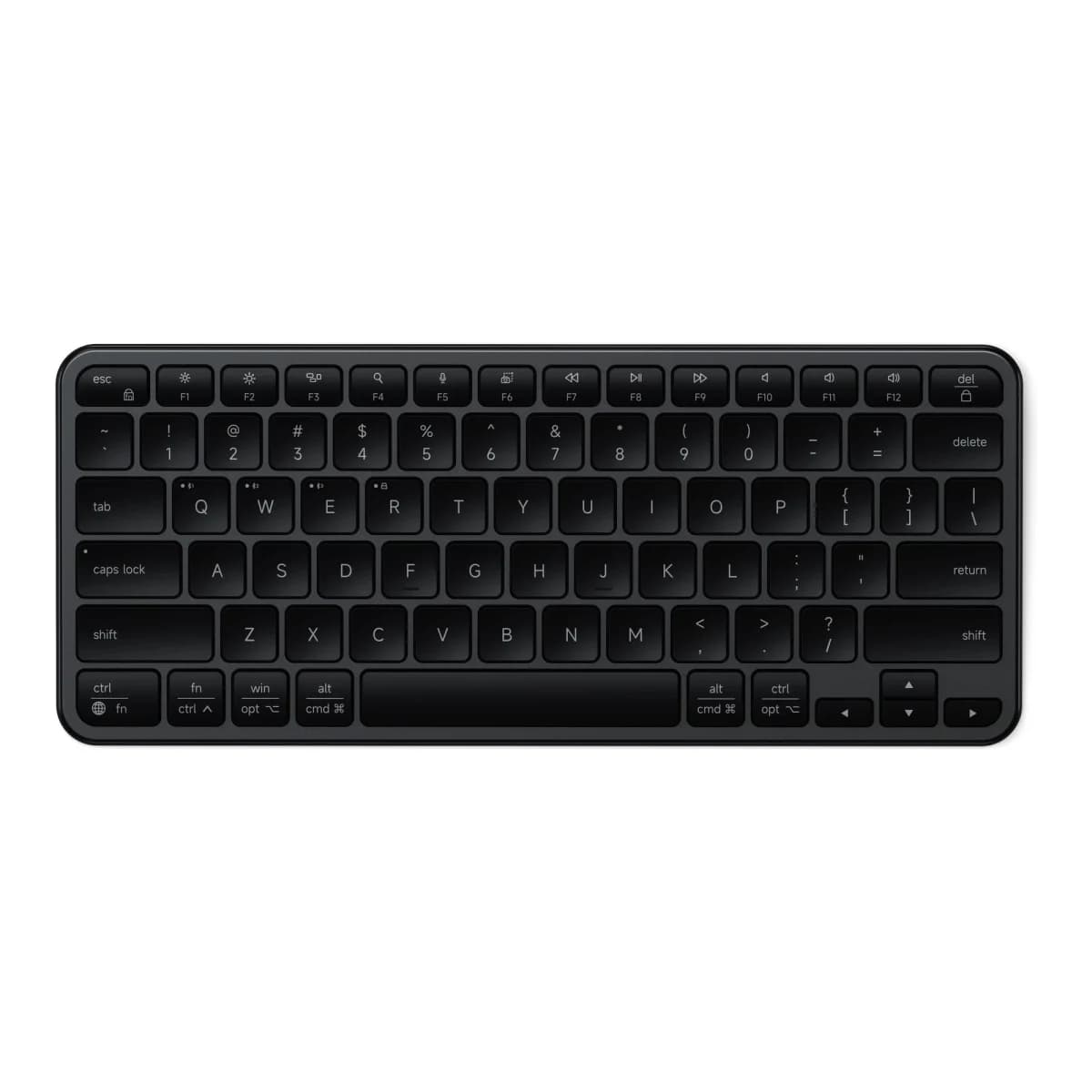 SATECHI Tastatura Slim EX1 Wireless, US English, Space Black, Bluetooth