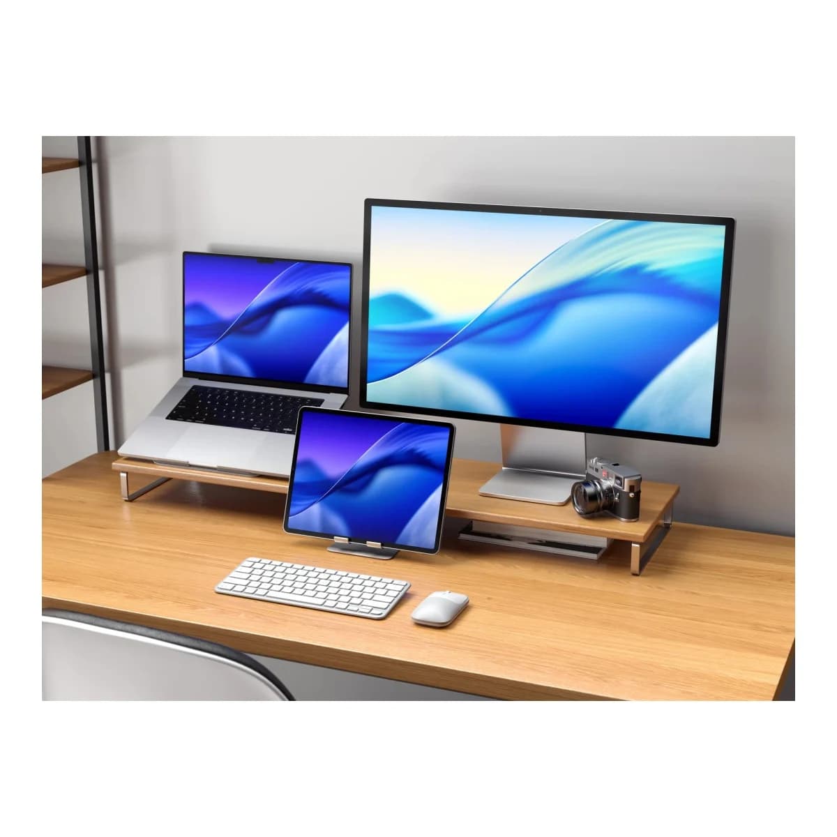 SATECHI Tastatura Slim EX1 Wireless, US English, Silver, Bluetooth, Punjiva baterija