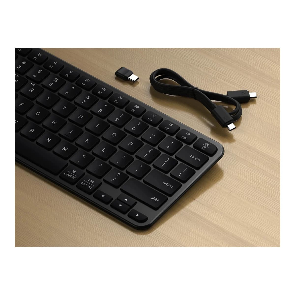 SATECHI Tastatura Slim EX1 Wireless, US English, Space Black, Bluetooth