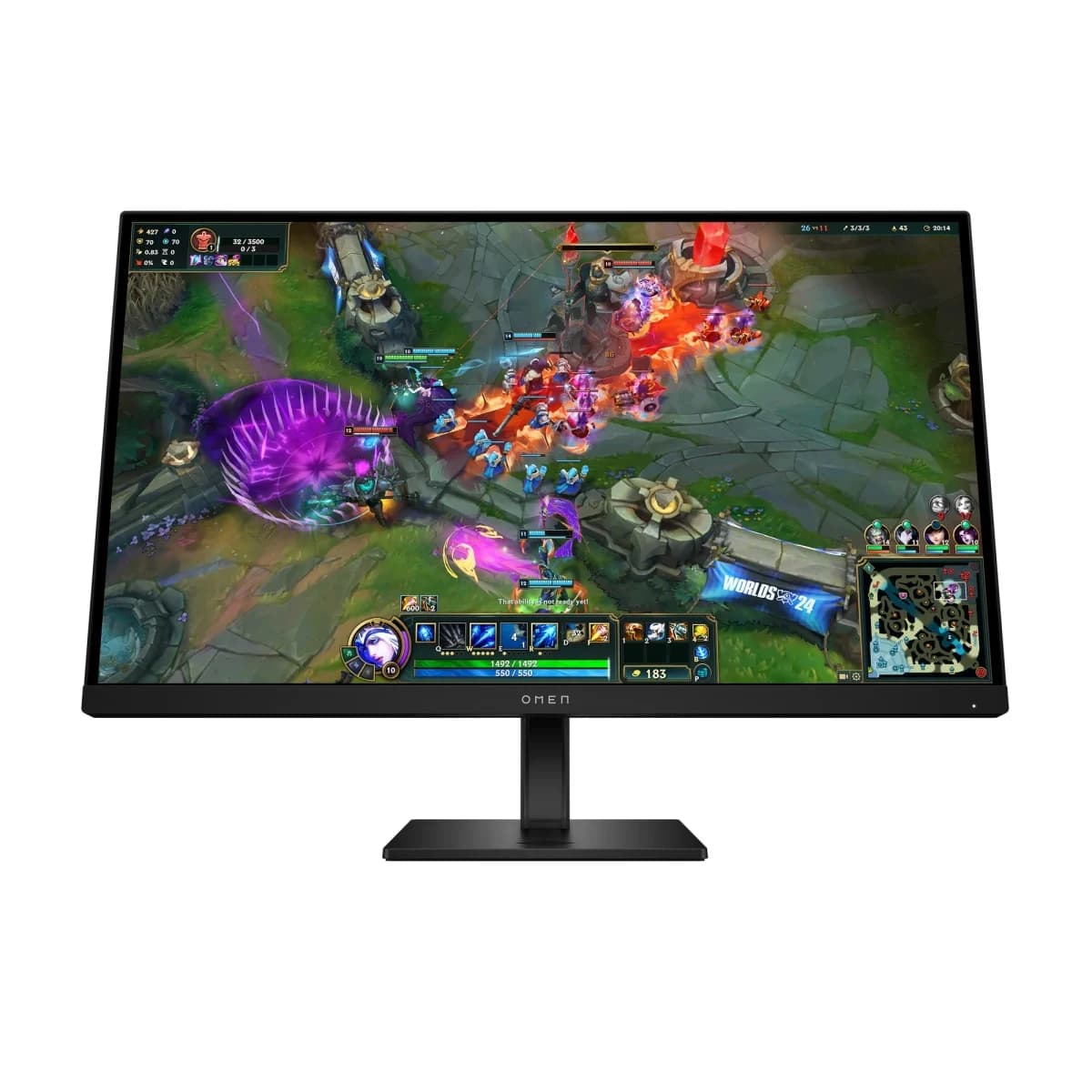 HP Monitor Gaming OMEN 27qs G2 27" QHD, IPS Panel, 280Hz, 1ms, 400cd, Pivot, Podešavanje visine, Zvučnici, DP, 2xHDMI