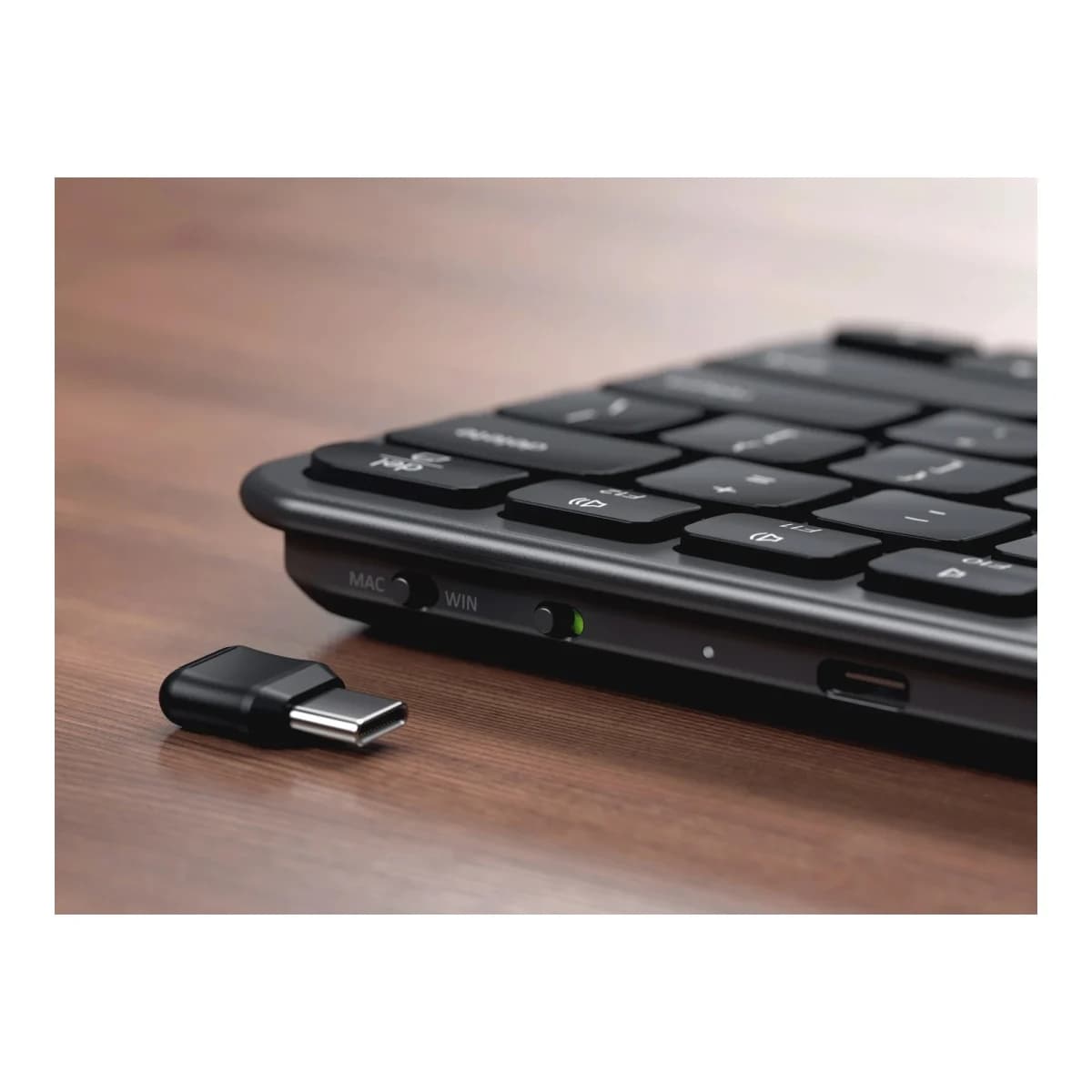 SATECHI Tastatura Slim EX1 Wireless, US English, Space Black, Bluetooth
