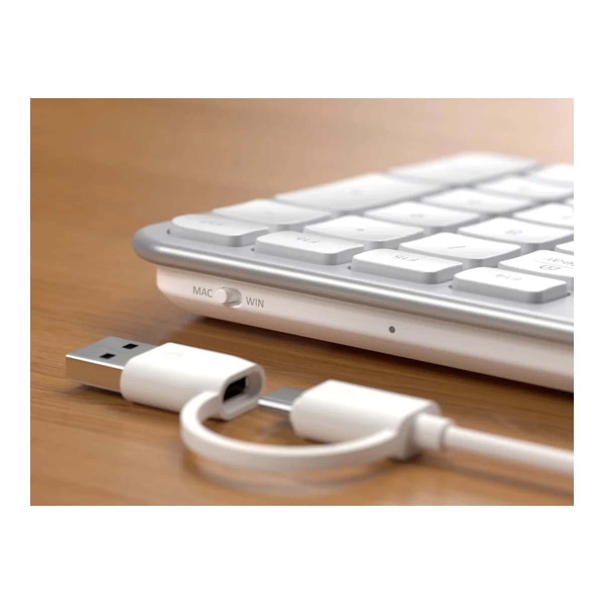 SATECHI Tastatura Slim LX3 Wired, US English, Silver, USB priključak