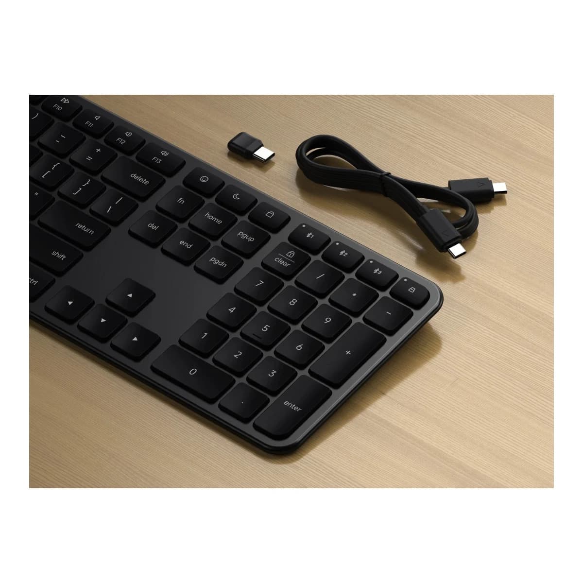 SATECHI Tastatura Slim EX3, Wireless, US English, Space Black