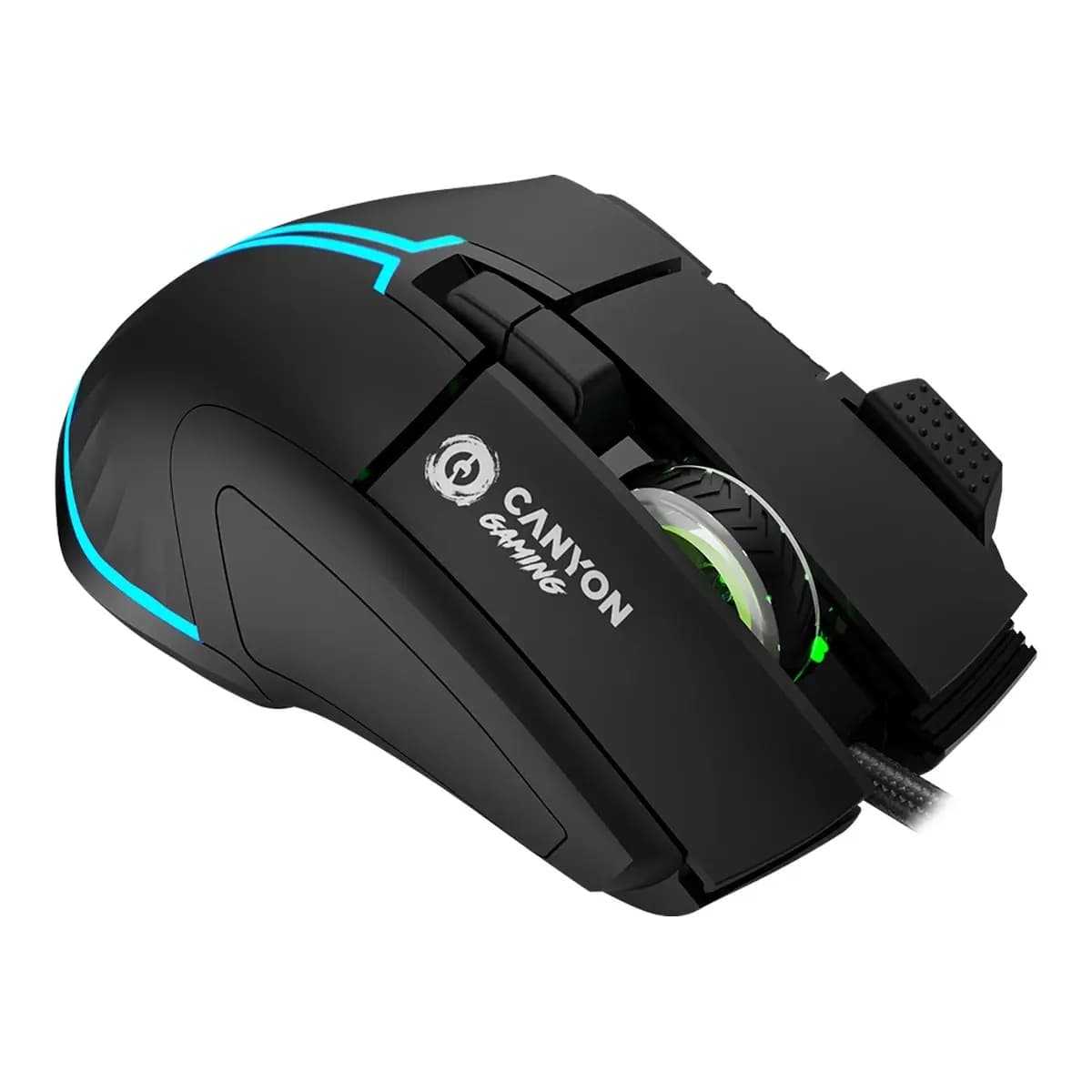 CANYON Miš Fortnax GM-636, RGB, 9 tipki, Žični, Gaming