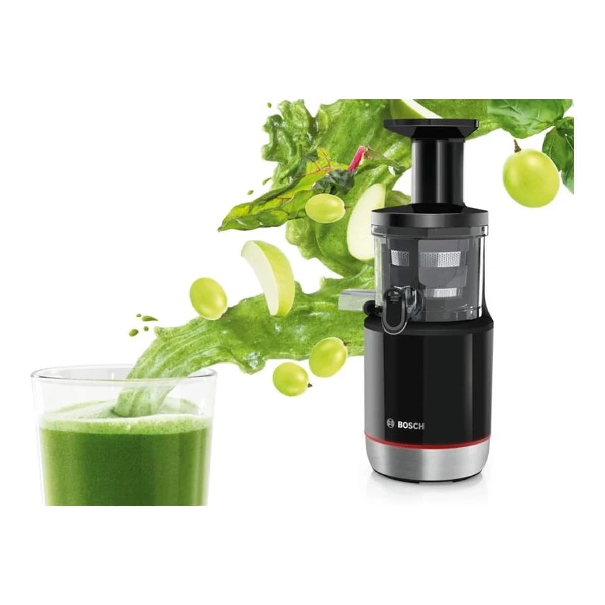 BOSCH Sokovnik hladna preša MESM731M VitaExtract, 150W, 55 o/min, 1000ml, 3 filtra (sitno, krupno, sorbet)