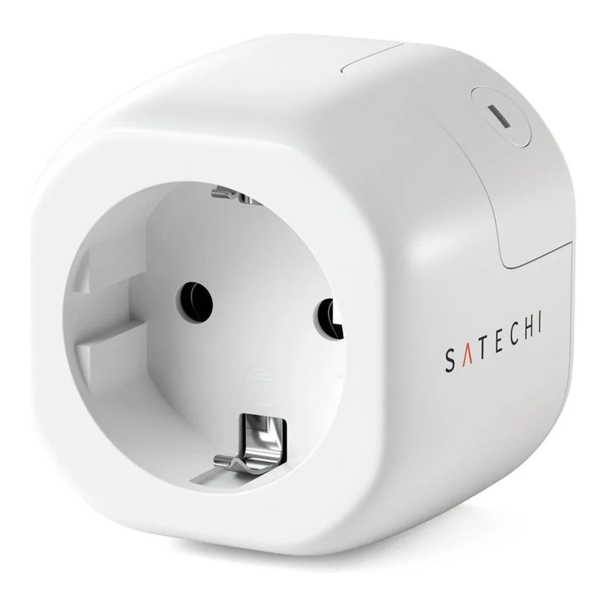 SATECHI Pametna utičnica Homekit Smart Outlet (EU), Bijela, Apple HomeKit kompatibilno, Wi-Fi, Nadzor potrošnje energije