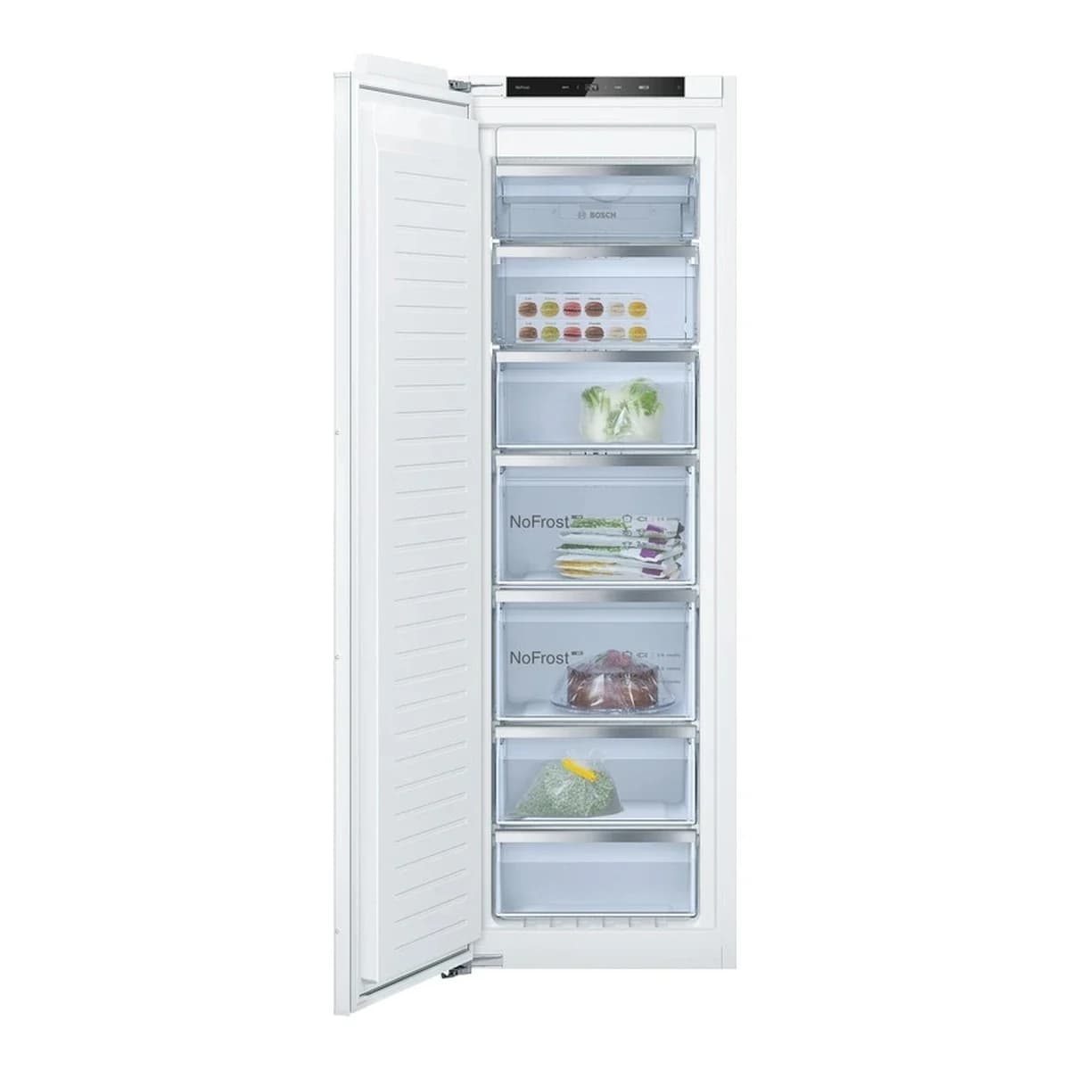 BOSCH Ugradbeni zamrzivač GIN81VEE0 Serie 4, 212 L, 177.2 x 55.8 cm, NoFrost