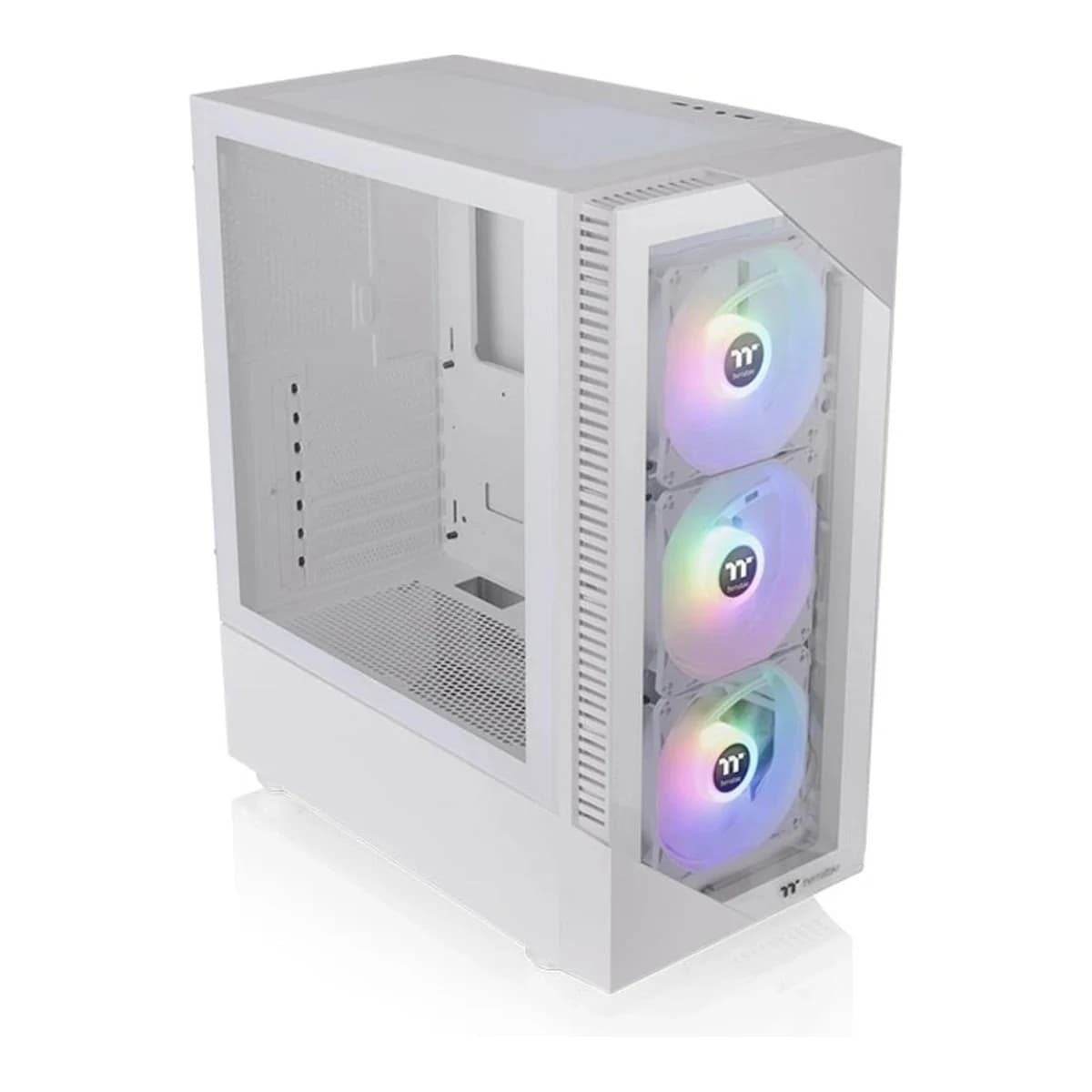 THERMALTAKE Kuciste View 200 ARGB Snow, Mid Tower, Bijelo, Tempered Glass, 3x 120mm ARGB Lite fan