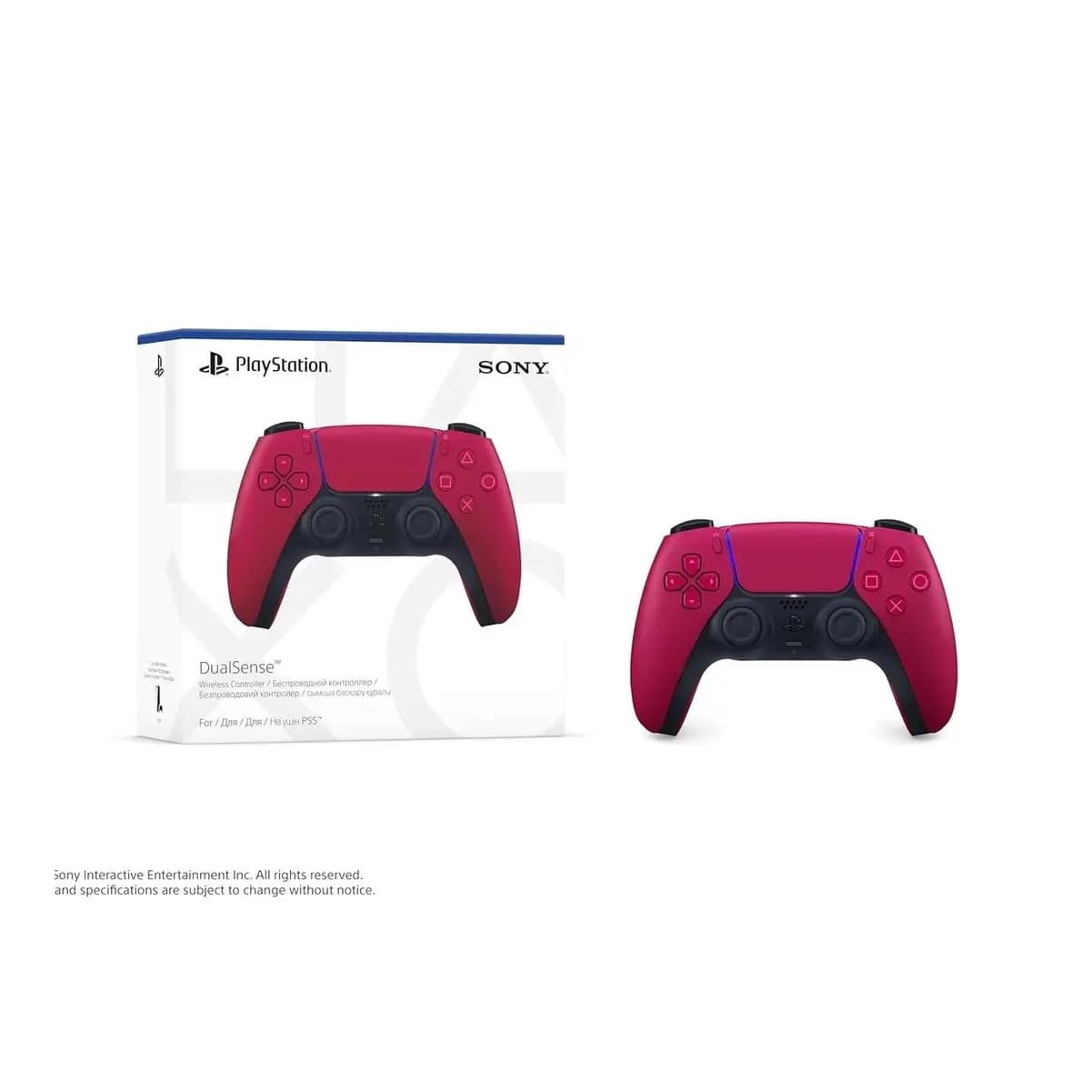 SONY Kontroler DualSense Cosmic Red, Bežični, PS5, Vibracija, Haptički odziv