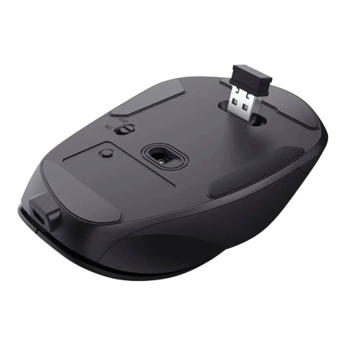 TRUST Miš Bežični Fyda Multi-Device, 2.4GHz/USB-C, 2400 DPI, Rechargeable