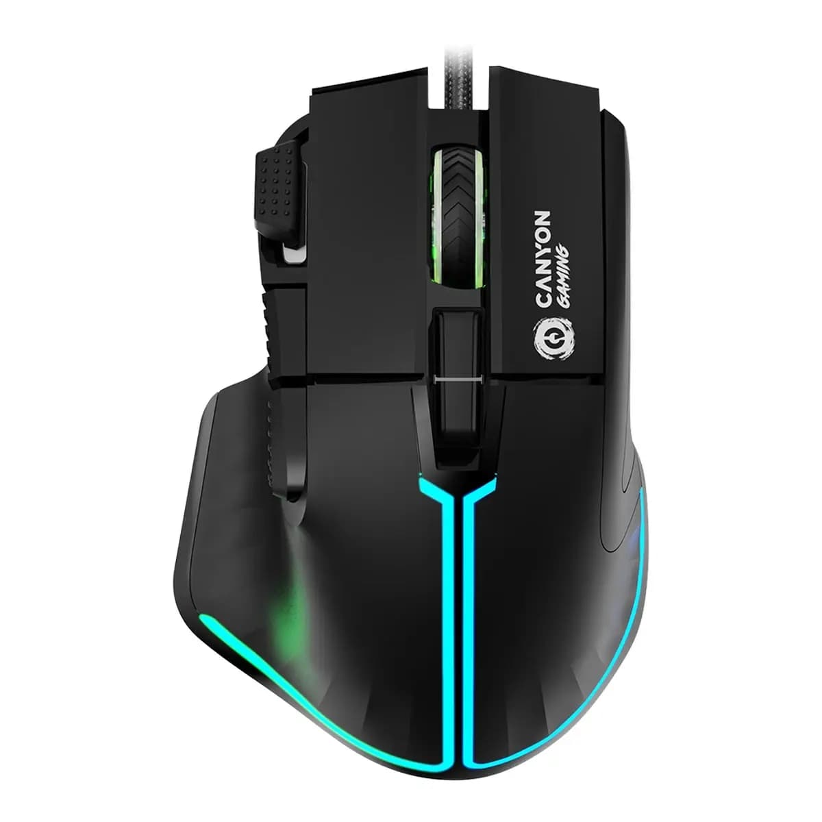 CANYON Miš Fortnax GM-636, RGB, 9 tipki, Žični, Gaming