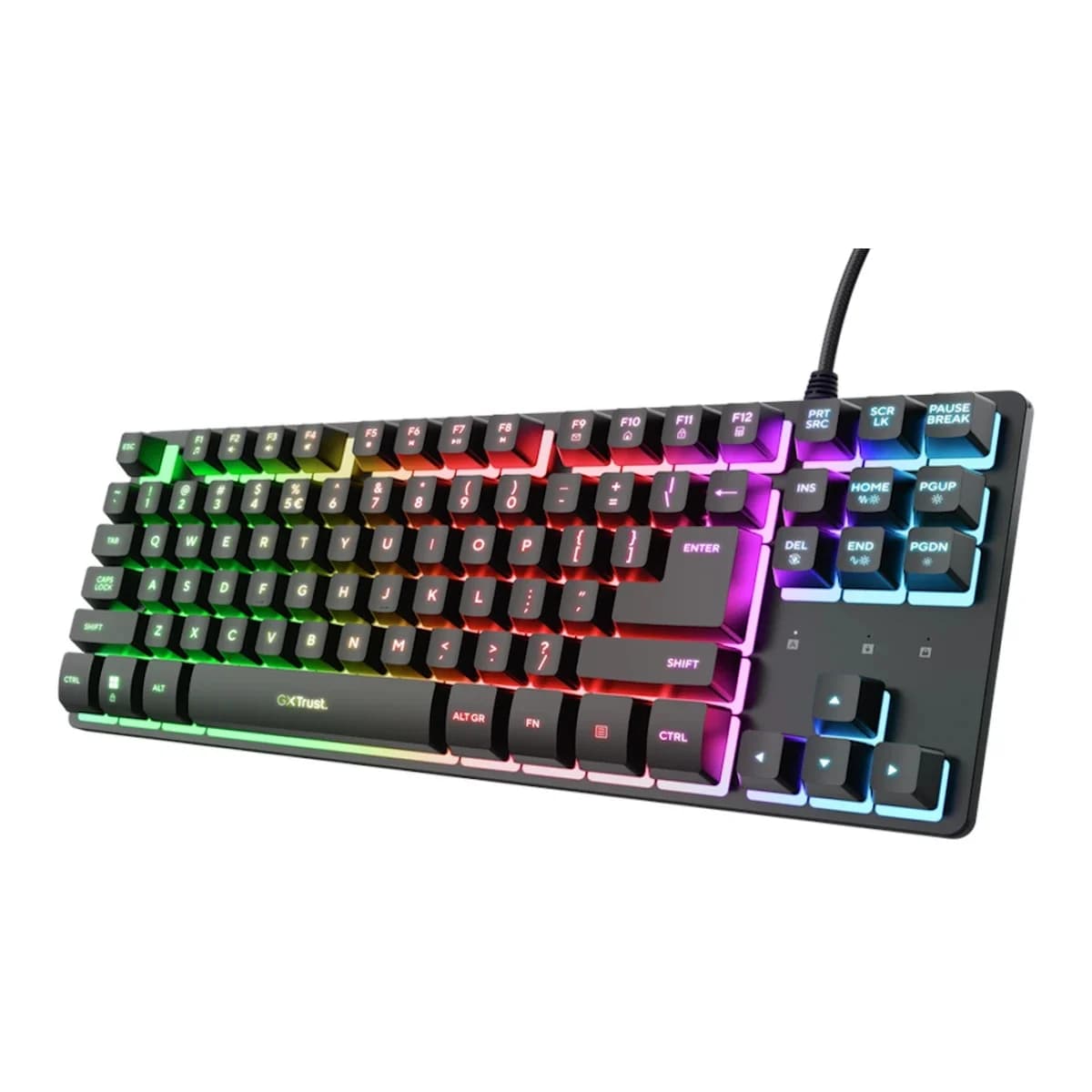 TRUST Tastatura Gaming GXT 833 Thado, USB, TKL, Illuminated Backlight