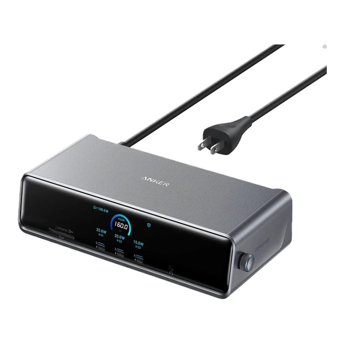 ANKER USB-C Docking Stanica Prime 14-in-1 Triple Display DisplayLink, 2x HDMI + DP, 14 portova, 160W PD