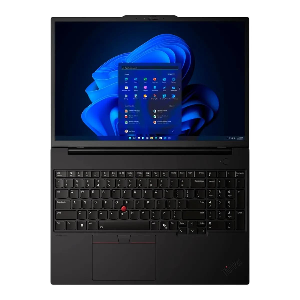 LENOVO Laptop ThinkPad P16s Gen 4 16" Intel Core Ultra 7 255H, 1TB SSD, 32GB RAM, Windows 11 Pro, Black, NVIDIA RTX PRO 500 BLACKWELL 6GB
