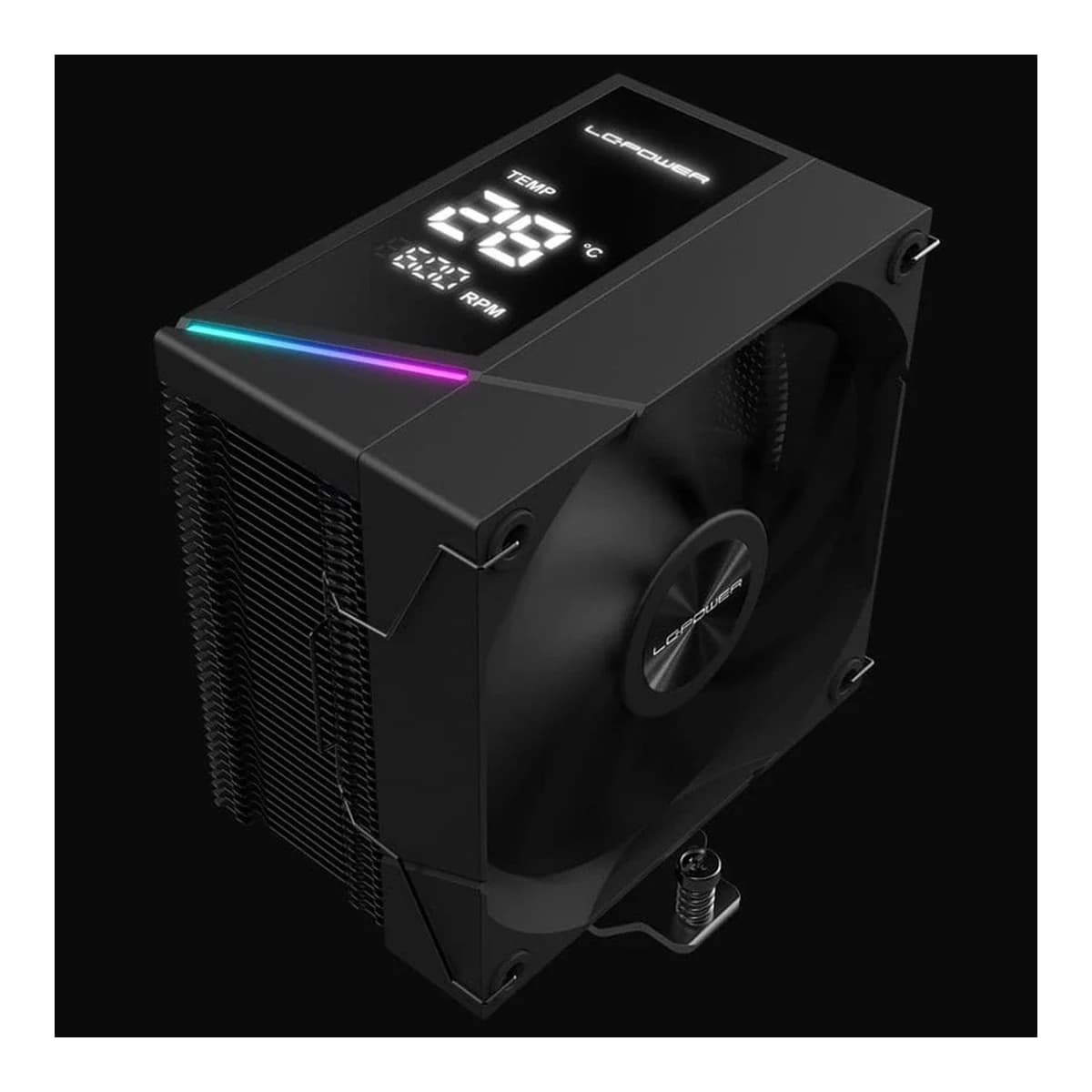 LC POWER Hladnjak LC-CC-120-DB6, Tower, 120mm, AM5/AM4/LGA1851/1700/1200