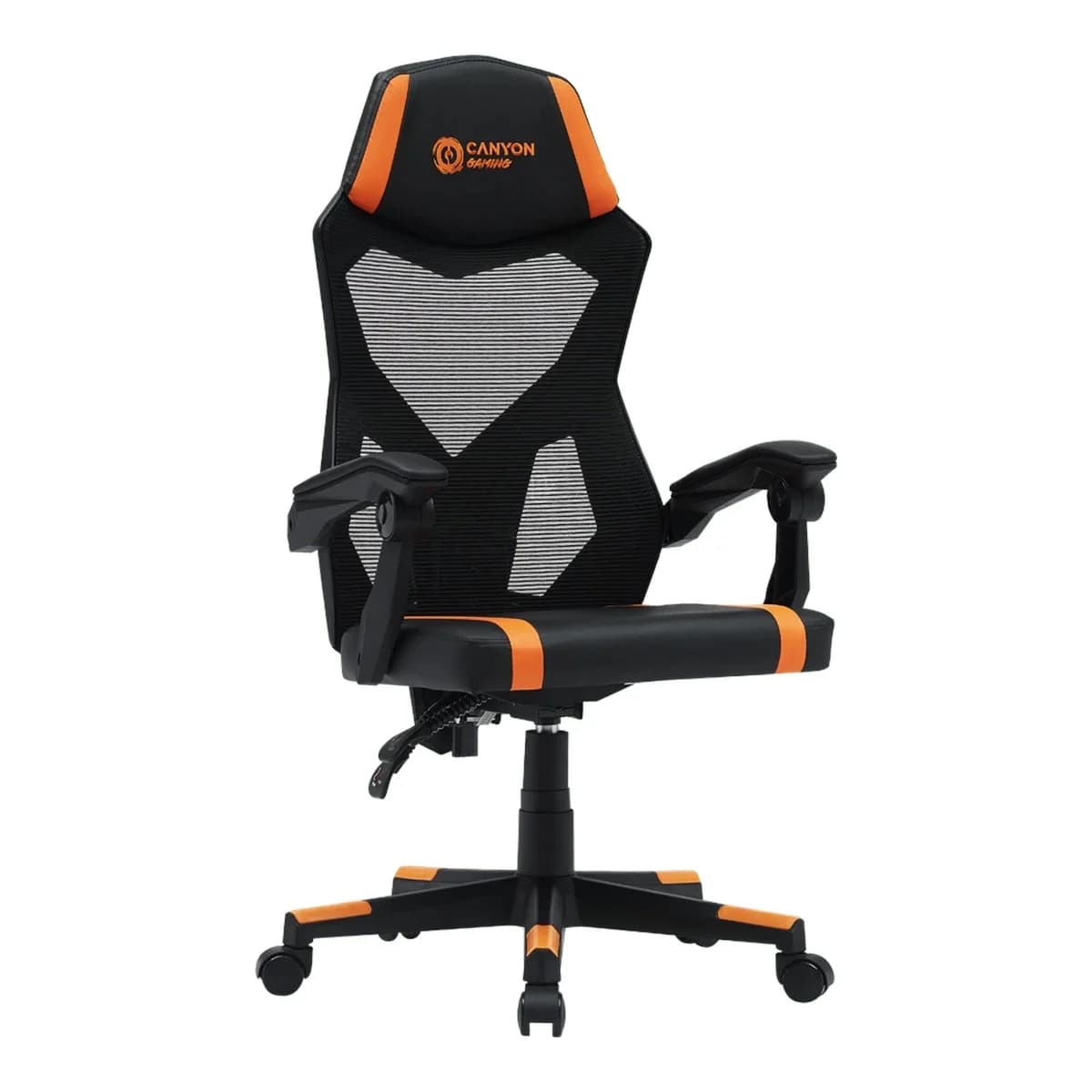 CANYON Gaming stolica Flow MCH01, Mesh, Podesiva visina, Nosivost do 120kg, Black/Orange