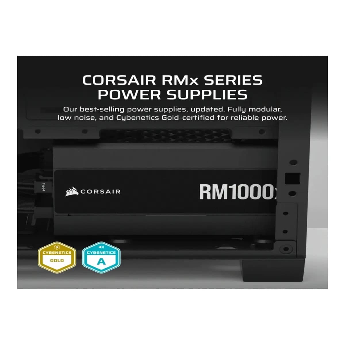 CORSAIR Napajanje 1000W RM1000x, 80+ Gold, Full Modular